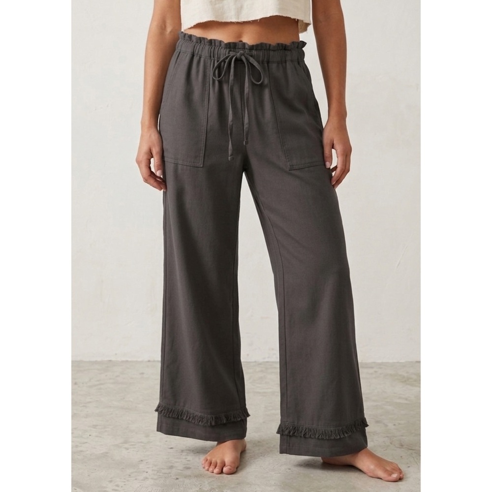 RAQUEL ALLEGRA Pull-On Drawstring Pants Size 0 Lounge Loose